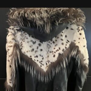 I bought this jacket in Istambul. Leather and fur